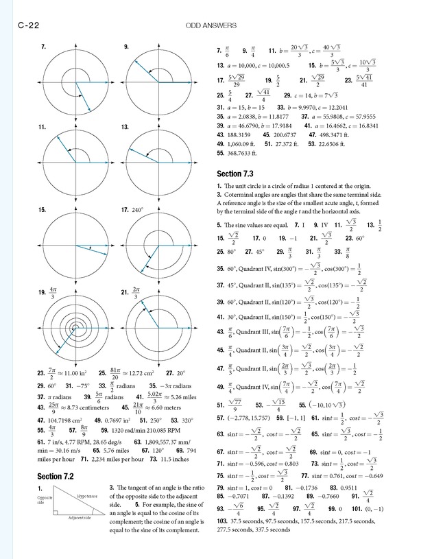 Algebra and Trigonometry - 